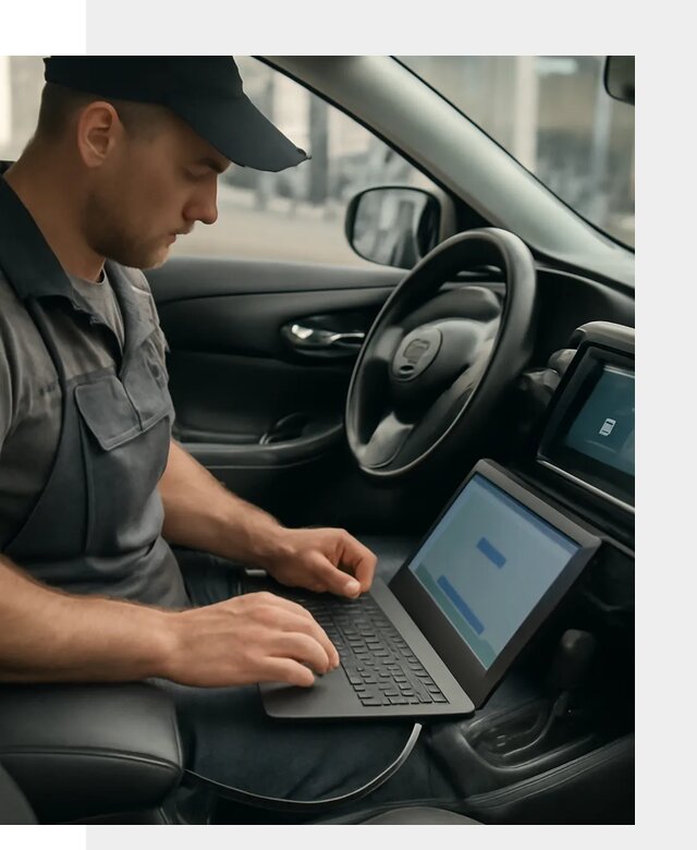Установка приложений для автомобилей Nissan в Юбилейном